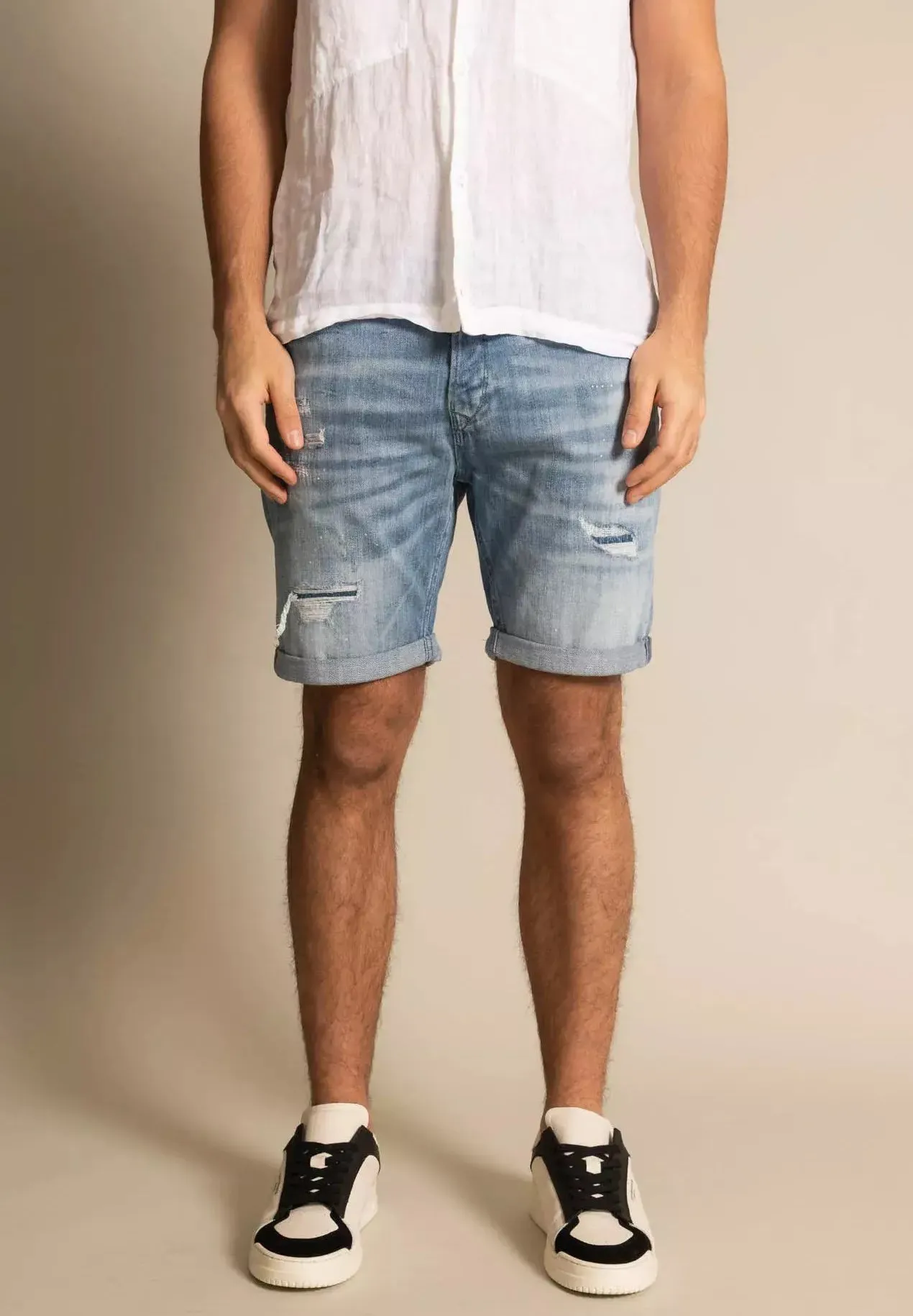 231-RICK BLAIR - Shorts di jeans