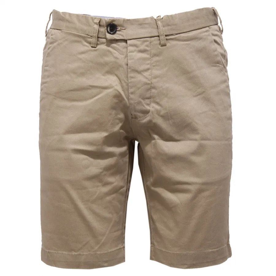 2636Z bermuda uomo ALLEY DOCKS 963 cotton beige pantalone corto shorts man