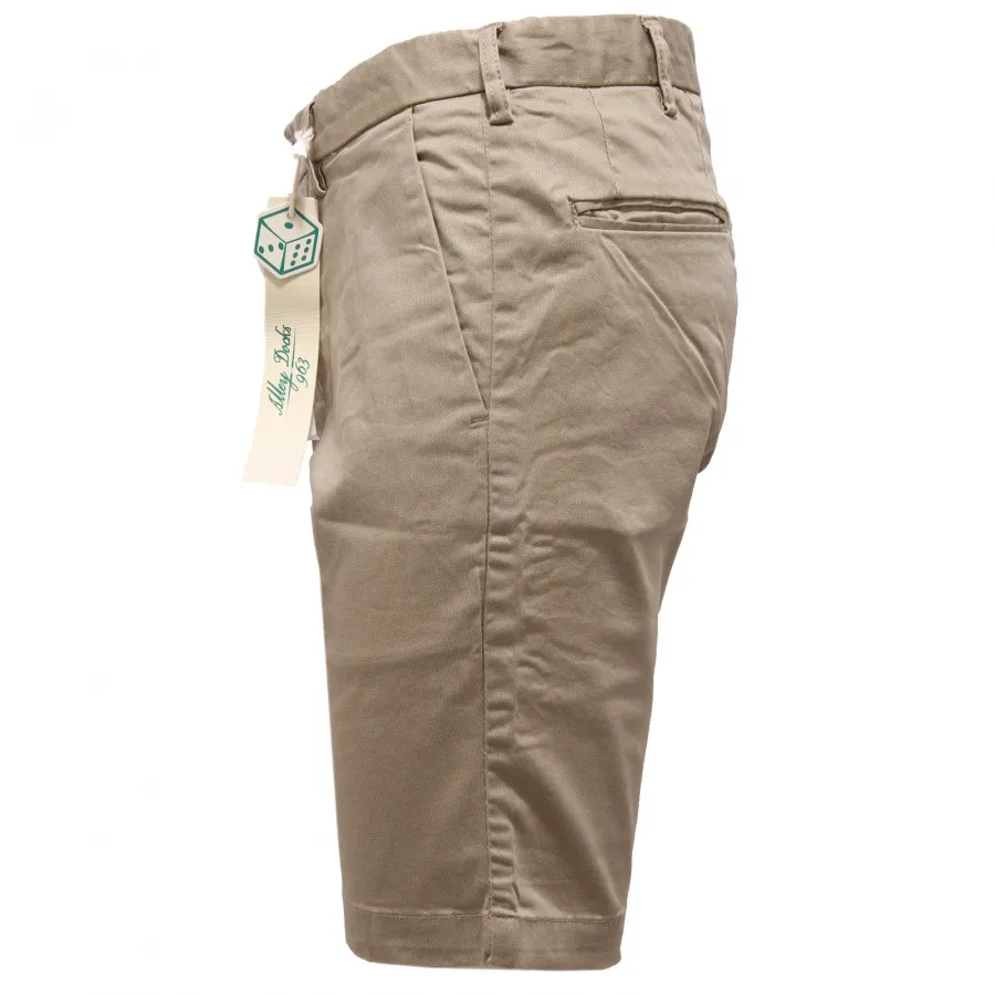 2636Z bermuda uomo ALLEY DOCKS 963 cotton beige pantalone corto shorts man