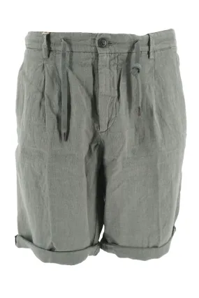 40Weft Linen Shorts / Green