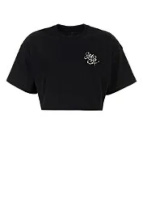 Black cotton t-shirt    