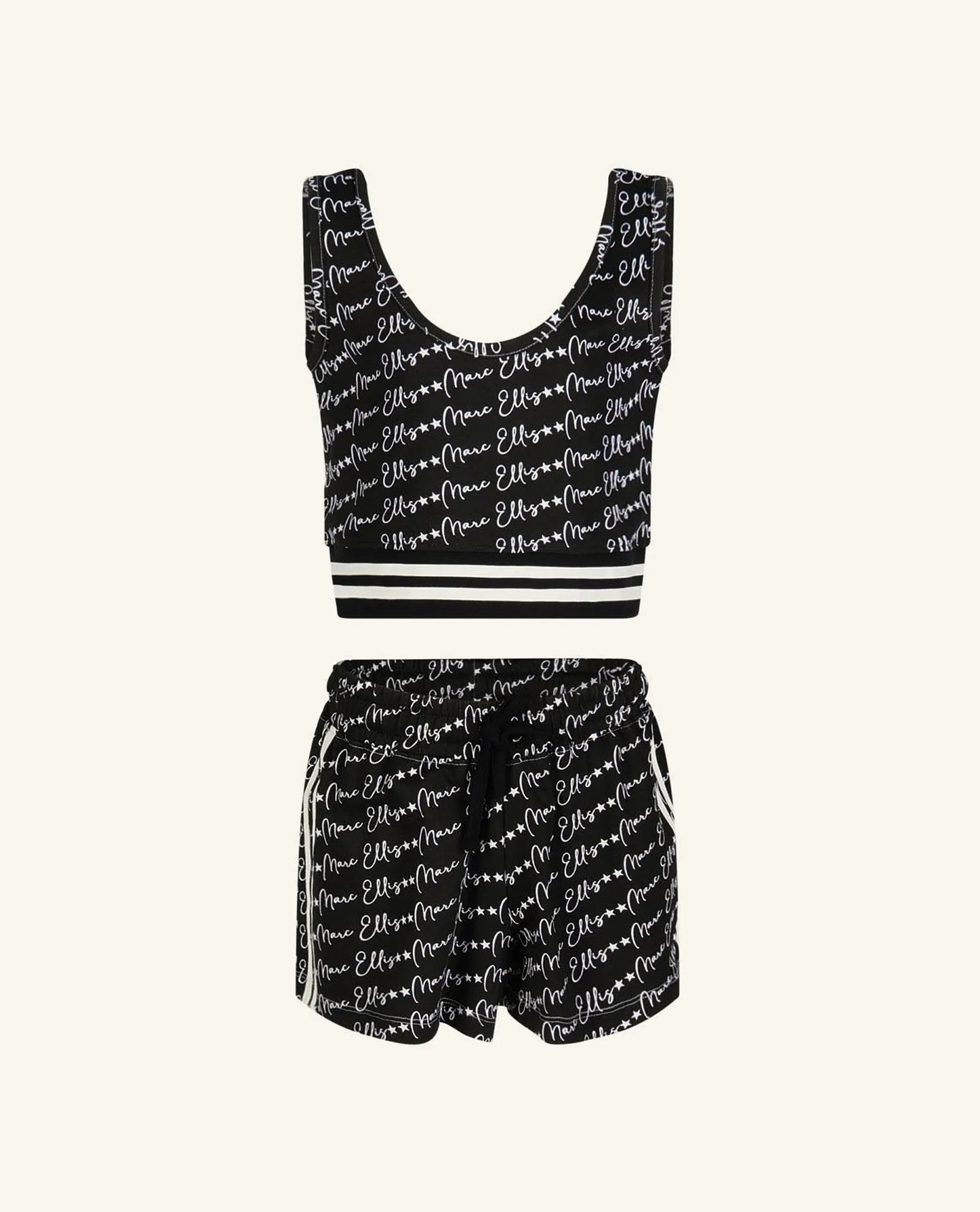 Completo Marc Ellis t-shirt e shorts
