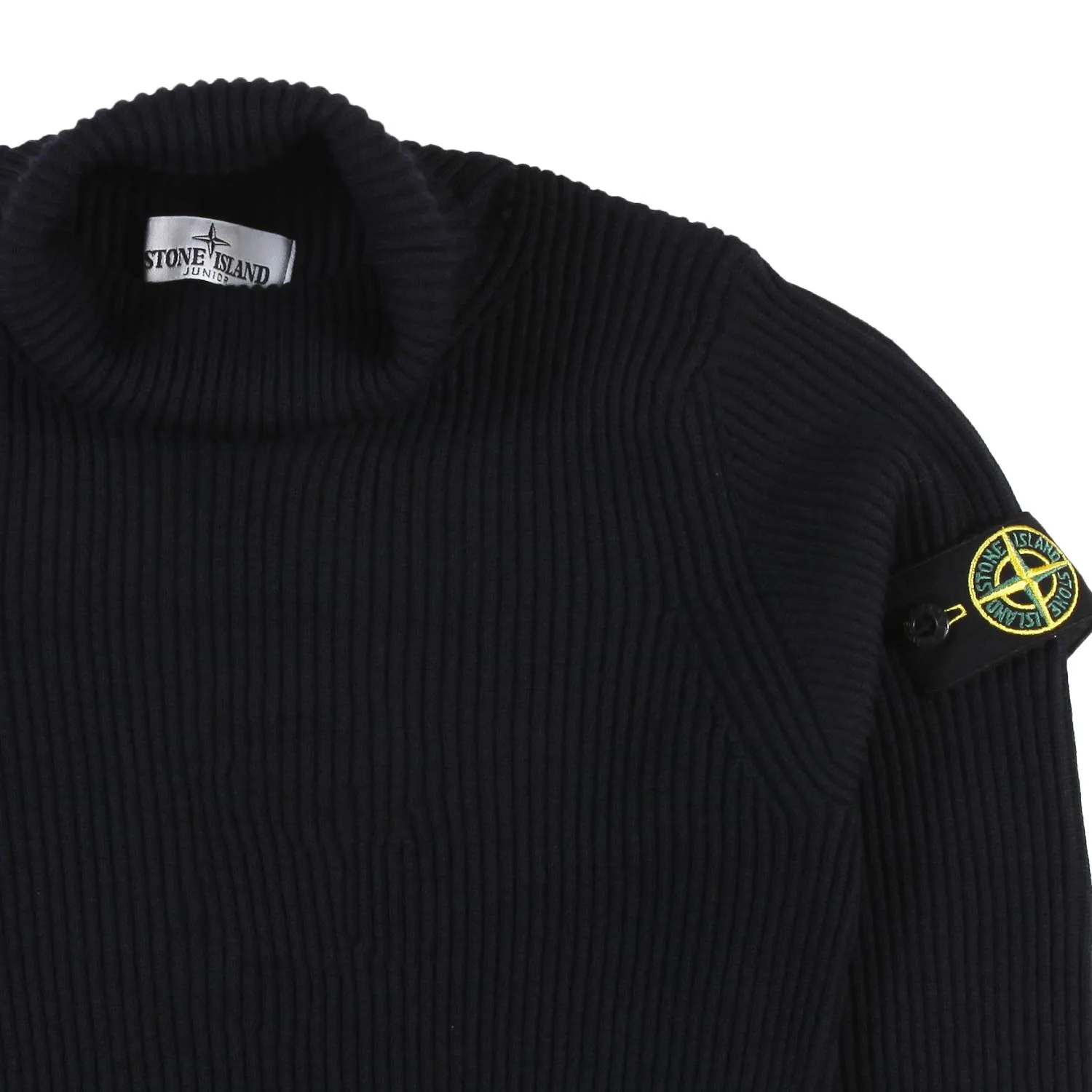 Dolcevita Lana Stone Island Blu Navy A Coste