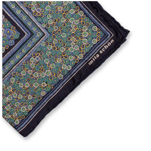 Fazzoletto da taschino Blu Scuro - Rosso