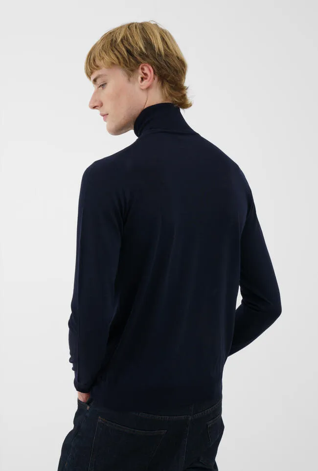FERRANTE Maglia ciclista dolcevita ML merino extrafine 30801 AI25