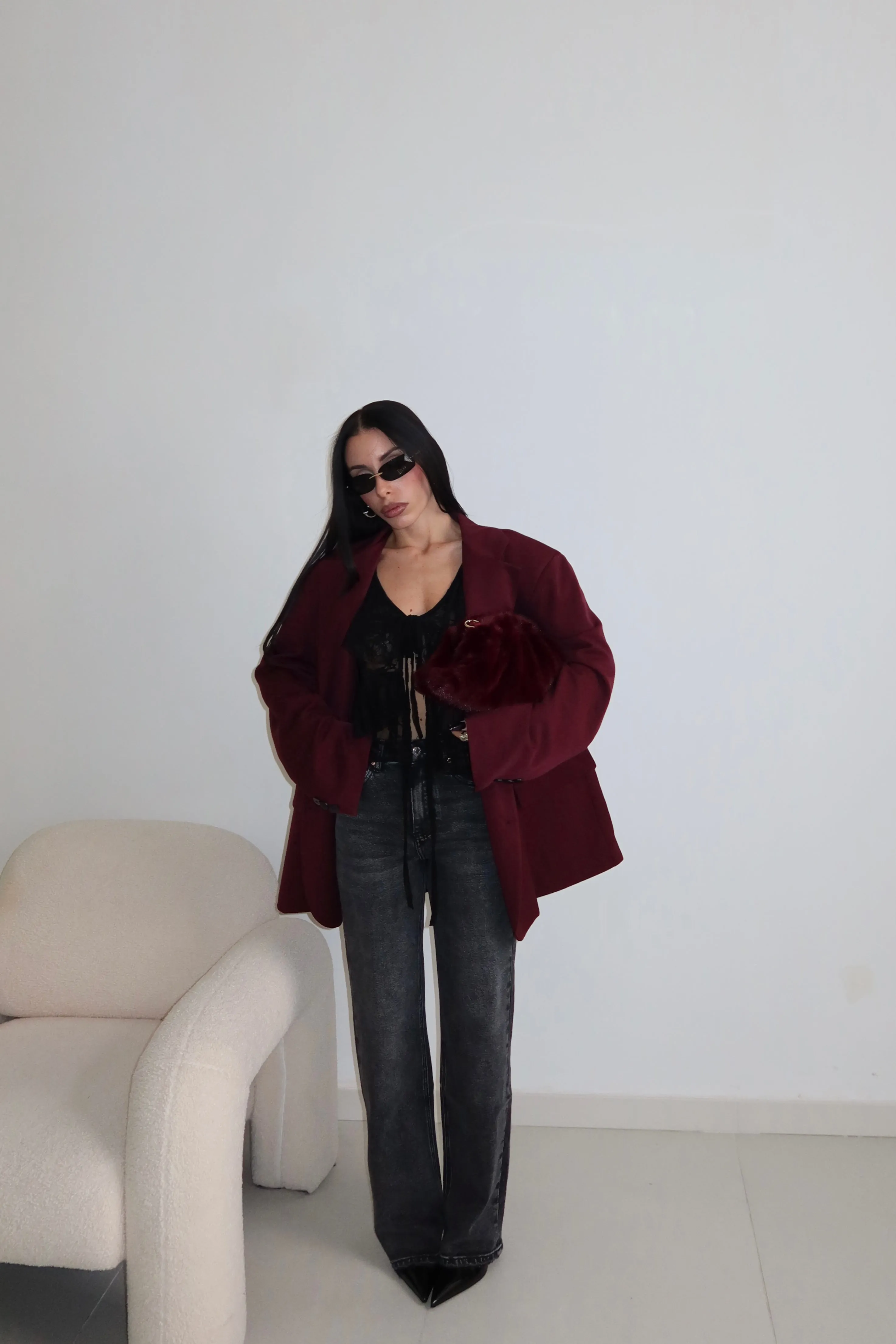 Giacca MANHATTAN bordeaux