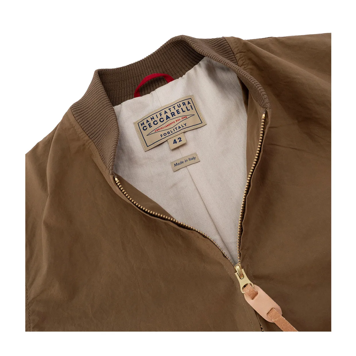 Giubbino Bomber Manifattura Ceccarelli Marrone