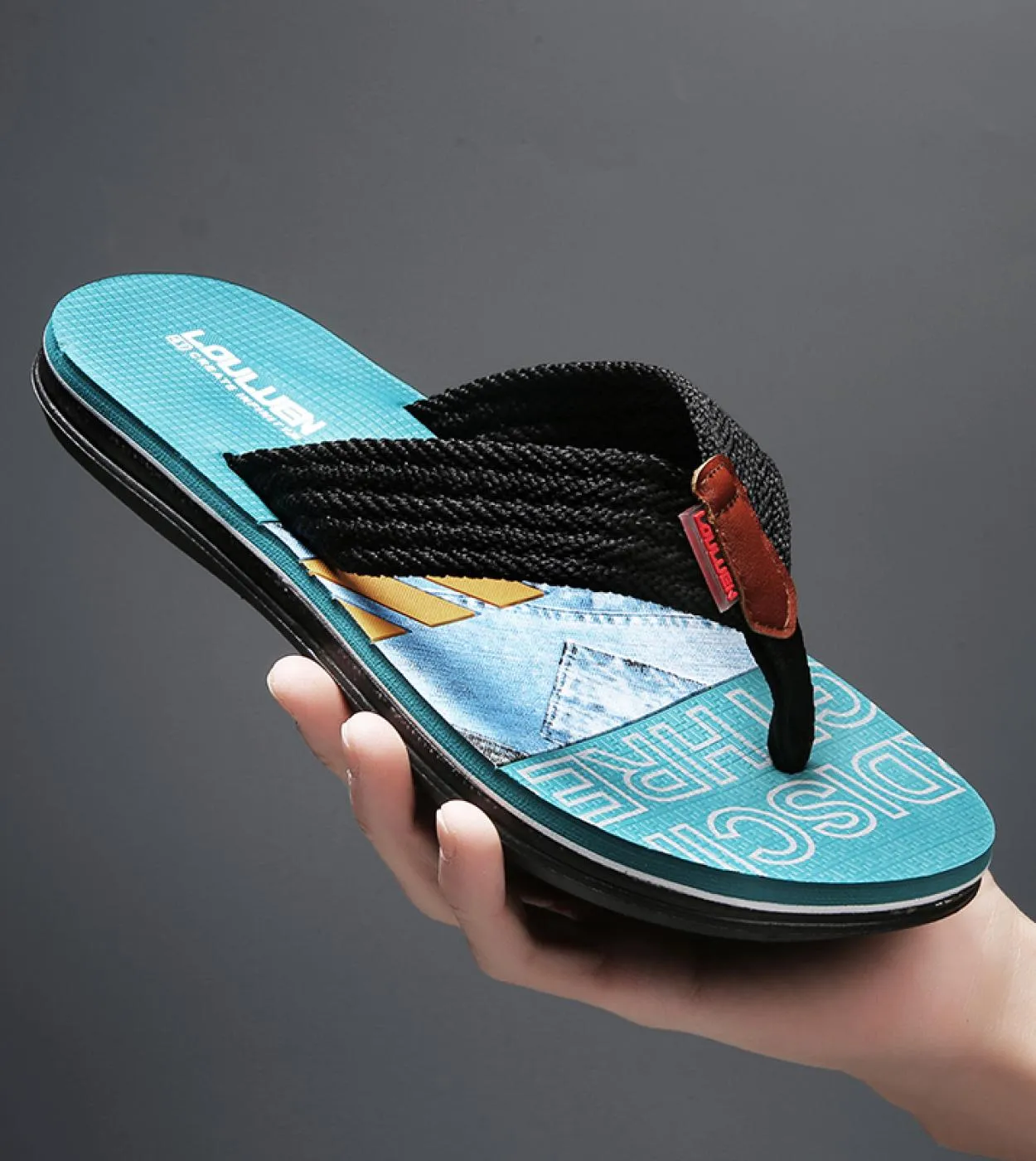 Infradito da uomo di moda di marca Infradito da spiaggia estiva Infradito da uomo Classic allaperto Vendita calda Pantofole da