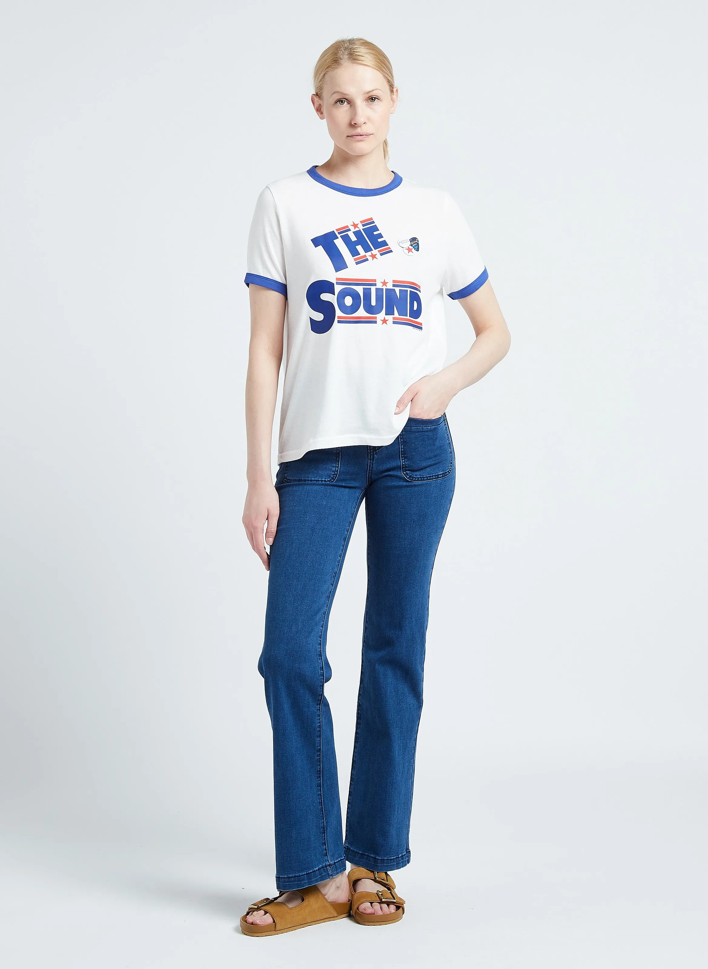  LA PETITE ETOILE   SONNY - Jeans a zampa a vita alta | Jeans stone-washed