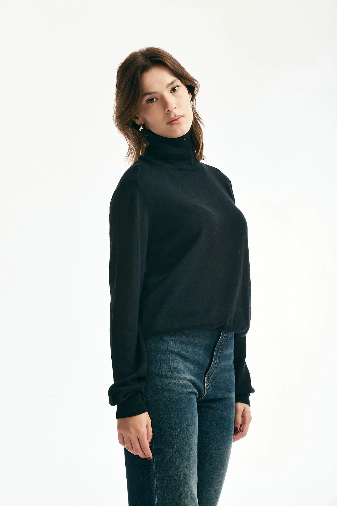 Maglia dolcevita nero 