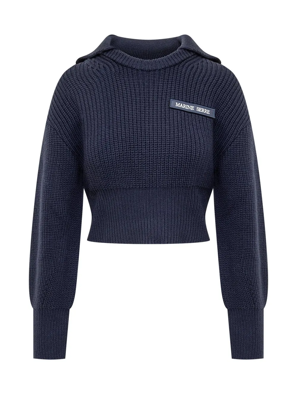 MARINE SERRE Maglia con Logo  