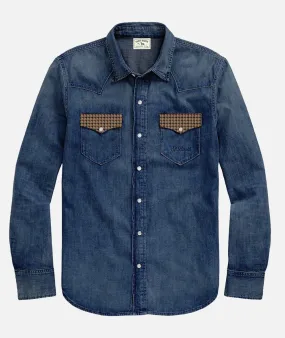 MC2 SAINT BARTH UOMO--Camicia in denim
