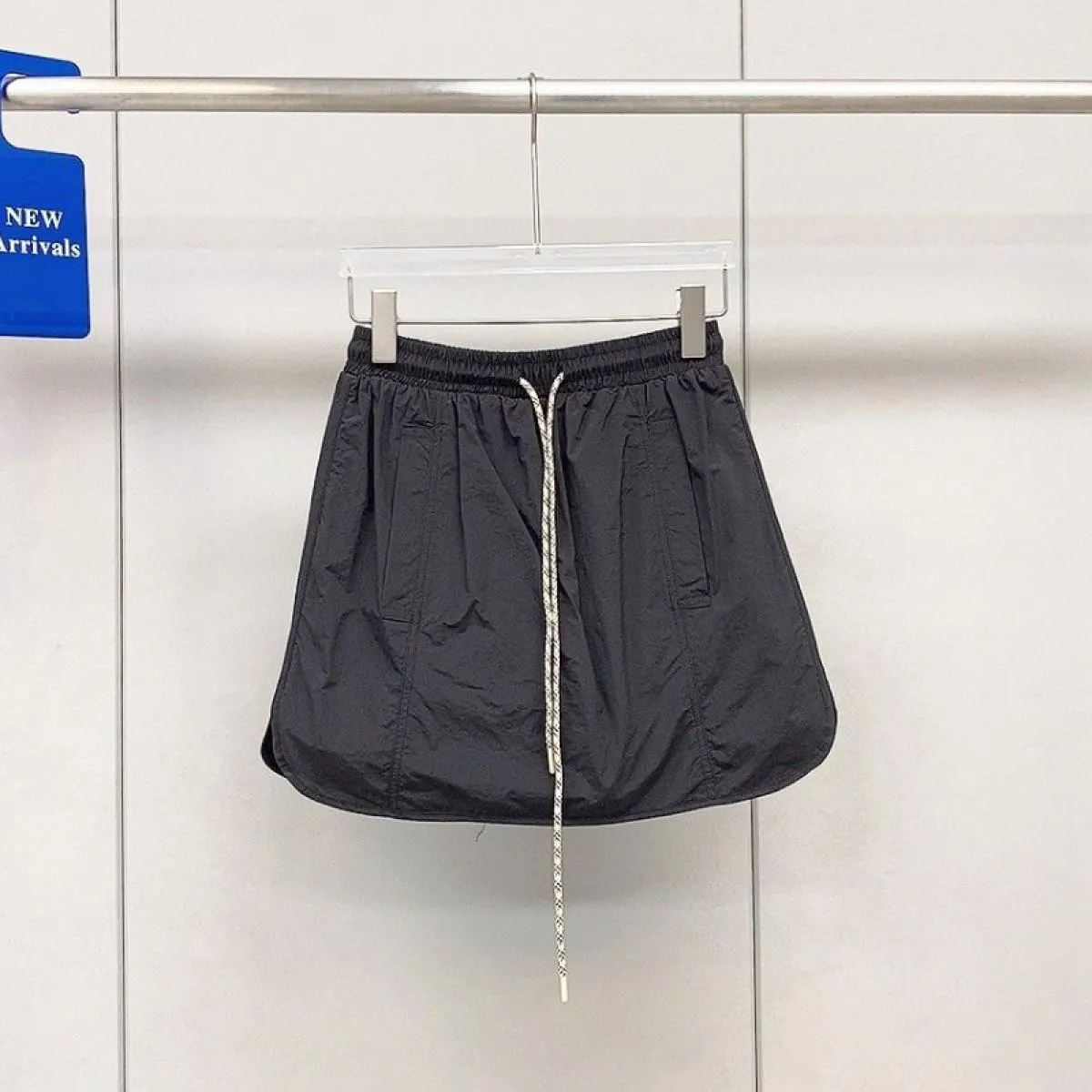 Minigonne cargo da donna con coulisse Chic A Line Hotsweet Fashion All Match Summer Retro Schoolgirls Streetwear Faldas