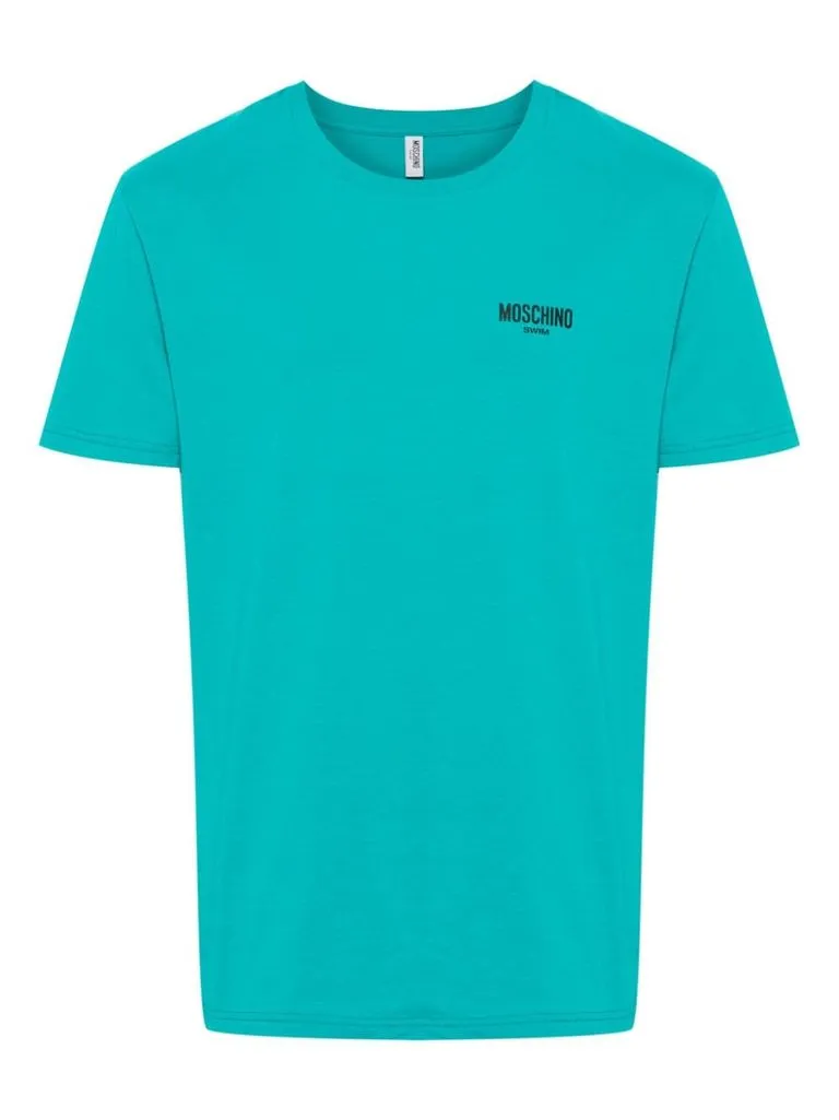 moschino swim T-shirt con logo