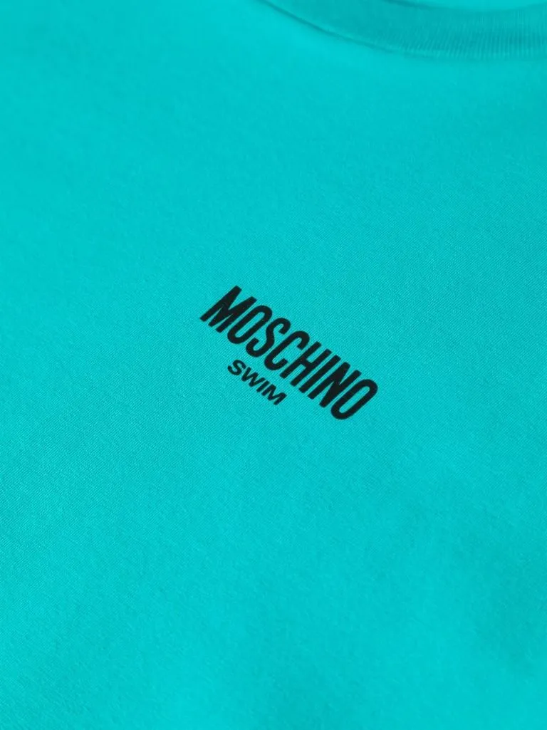 moschino swim T-shirt con logo