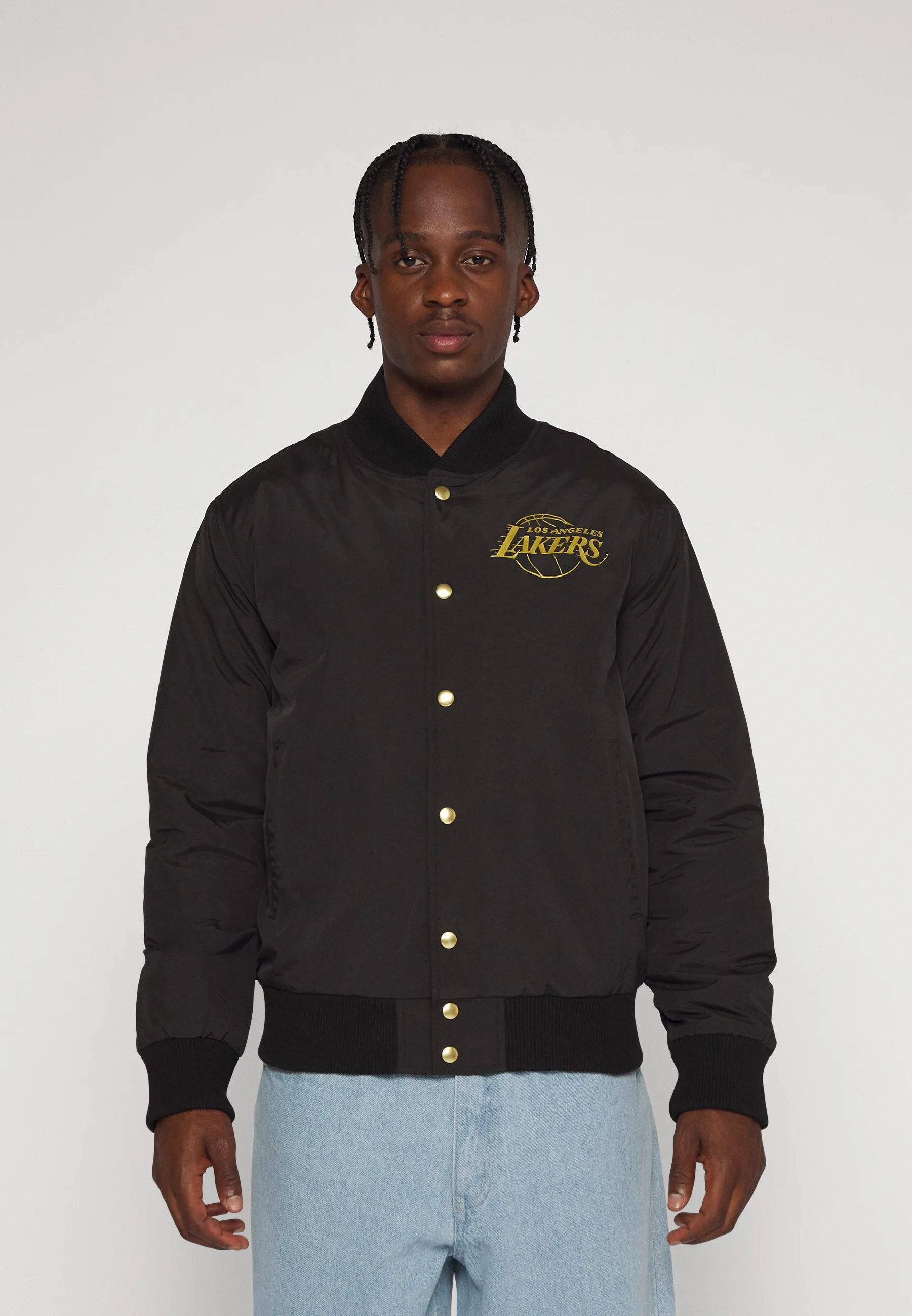 NBA LOS ANGELES LAKERS SCRIPT BOMBER JACKET - Squadra