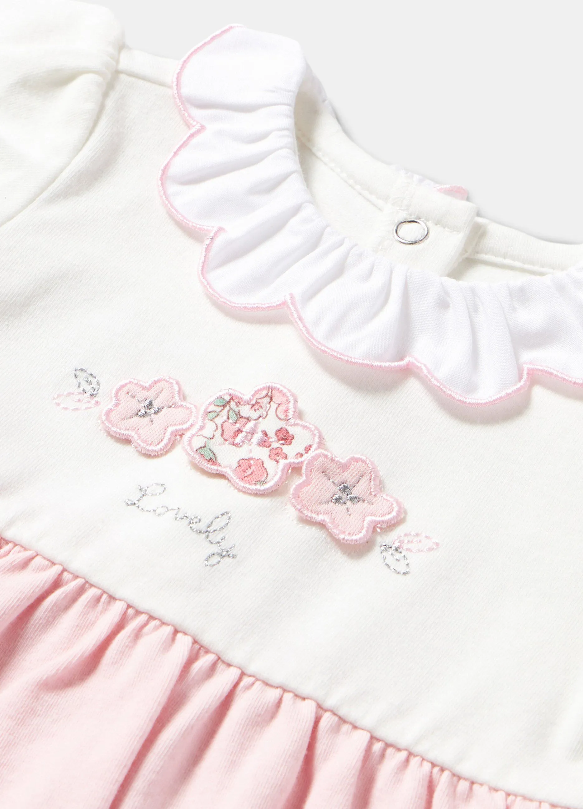 Pagliaccetto in jersey di cotone neonata