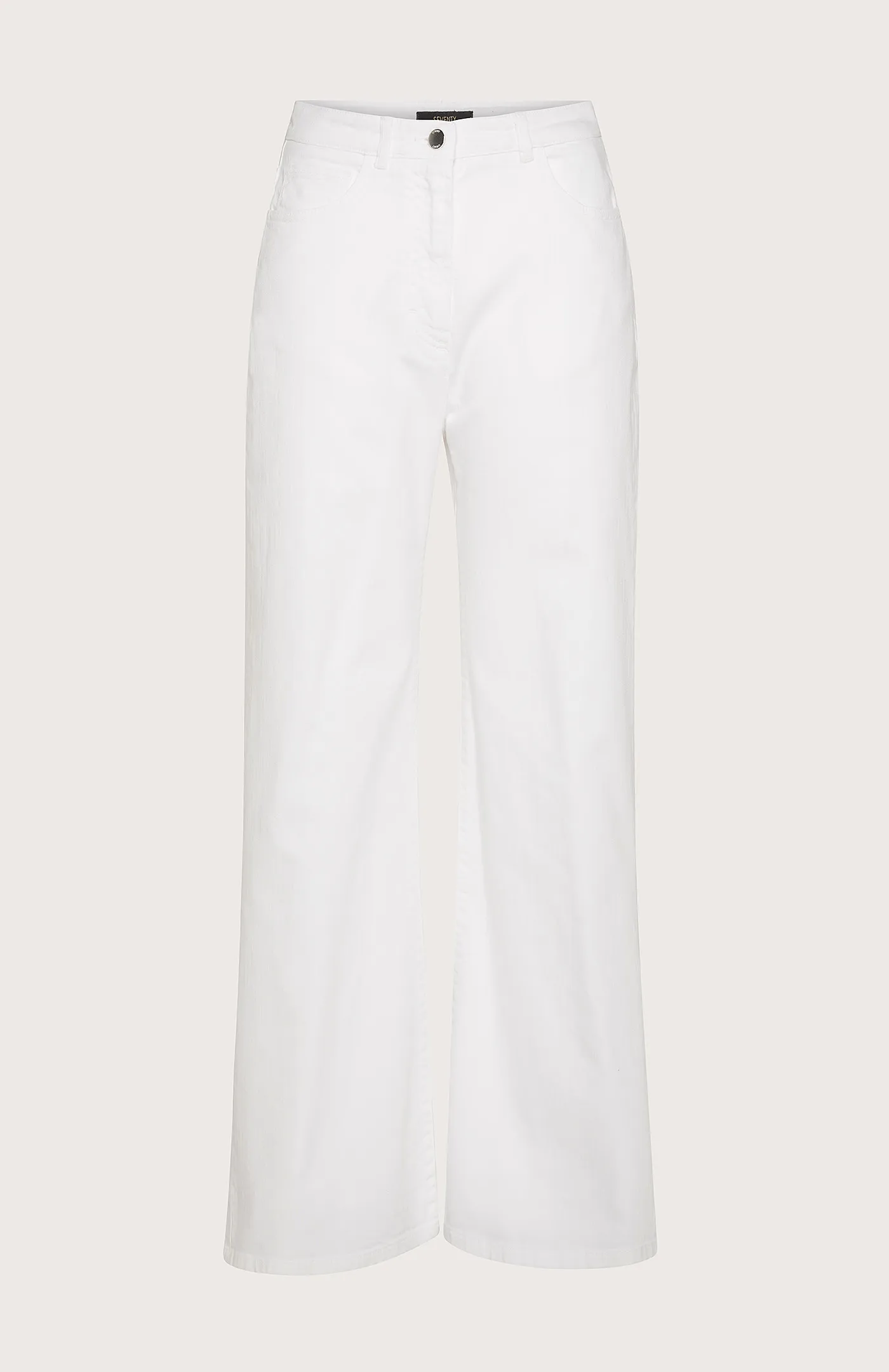 Pantalone taglio dritto a vita alta