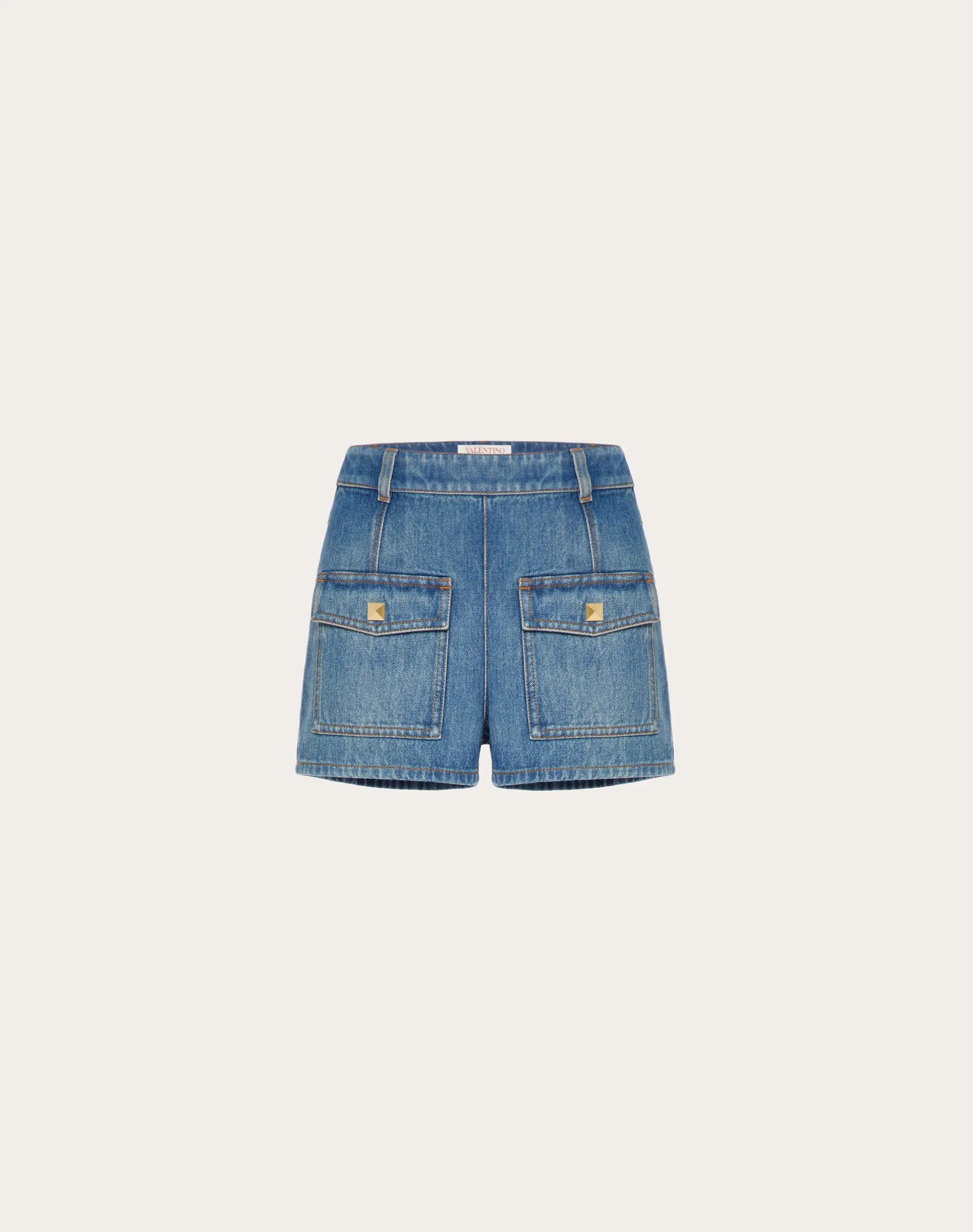 SHORTS IN DEEP BLUE DENIM