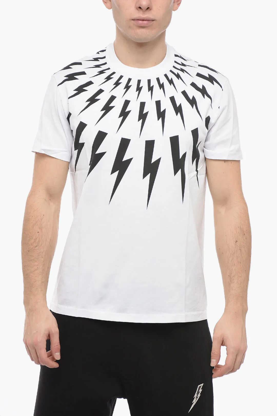 T-Shirt Girocollo FAIR-ISLE THUNDERBOLT Slim Fit