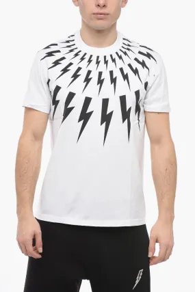 T-Shirt Girocollo FAIR-ISLE THUNDERBOLT Slim Fit