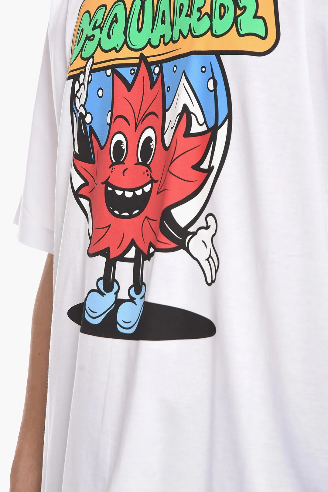 T-Shirt Girocollo SNOWGLOBE in Cotone