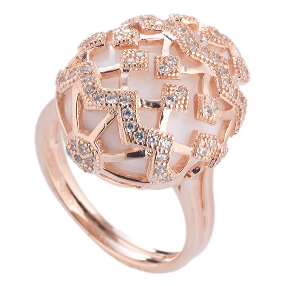 Tsars Collection - Anello Alexandra Motivo Arabescato - Handmade in Swiss - Luxury Exclusive Collection
