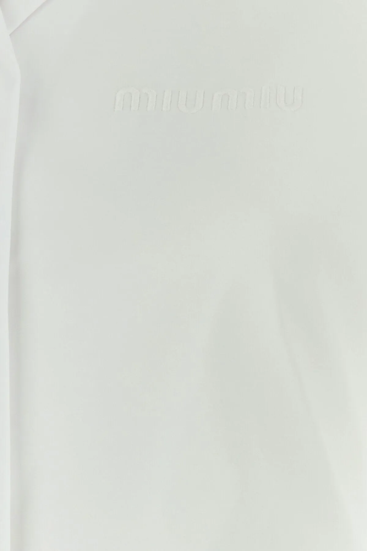 White poplin shirt dress    