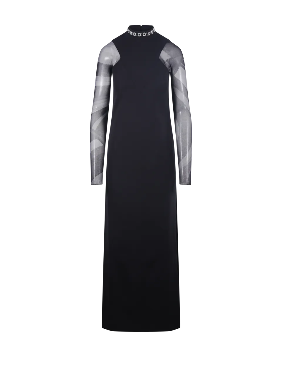 WOMAN EMILIO PUCCI BLACK POLYESTER DRESS